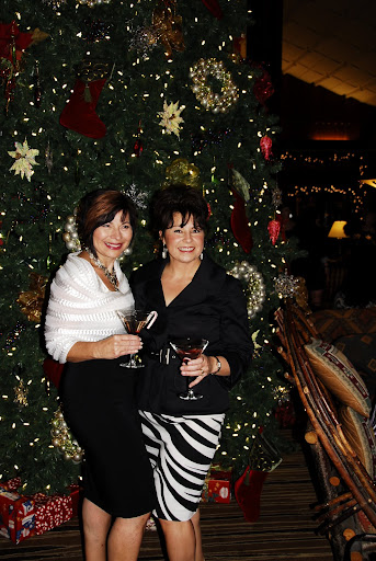 Joanne Blake and Jeannette Blumentrath at Christmas in November at Fairmont Jasper Park Lodge